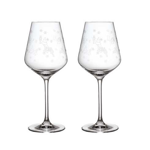 Toys Delight Stems Red Wine Goblet Set in Clear, Set of 2