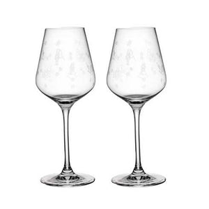 Toys Delight Stems White Wine Goblet Set in Clear, Set of 2