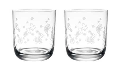 Toys Delight Stems Water Glass Set in Clear, Set of 2