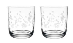 Toys Delight Stems Water Glass Set in Clear, Set of 2