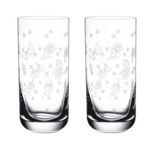 Toys Delight Stems Longdrink Tumbler in Clear, Set of 2