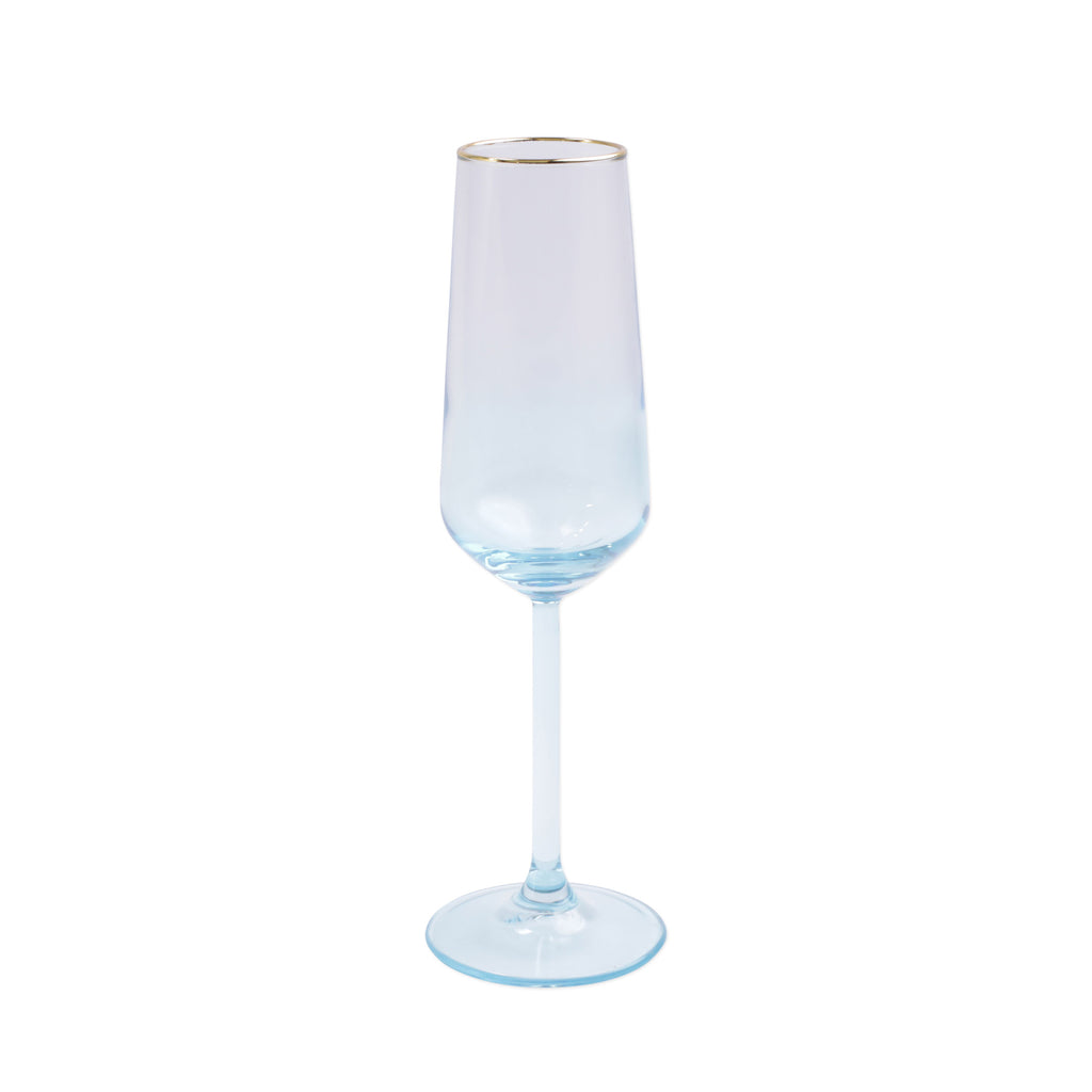 Rainbow Champagne Flute