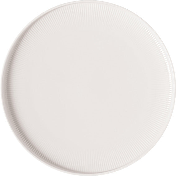 Afina Dinner Plate in White
