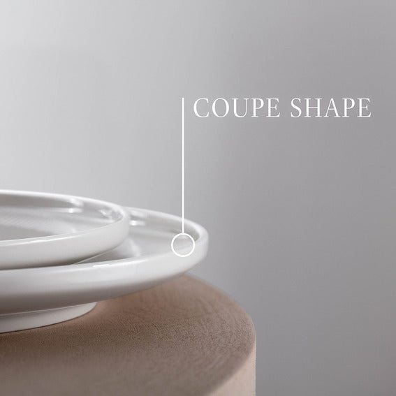 Afina Salad Plate in White