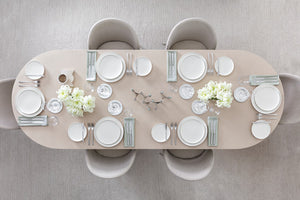 Afina Salad Plate in White