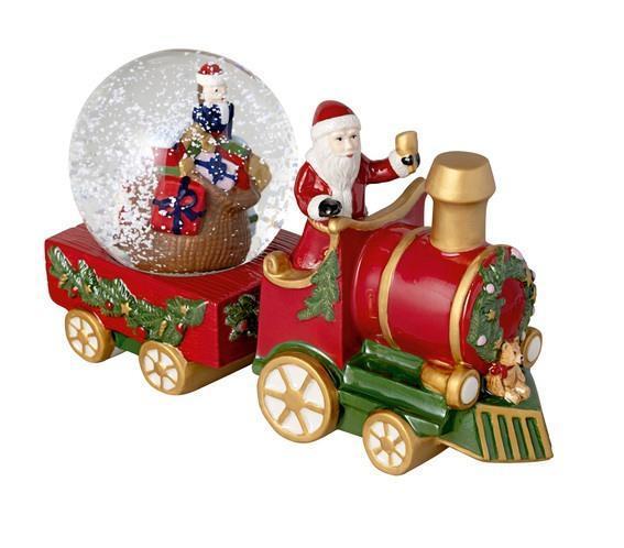 Christmas Toys Santa Train with Snow Globe in Multi