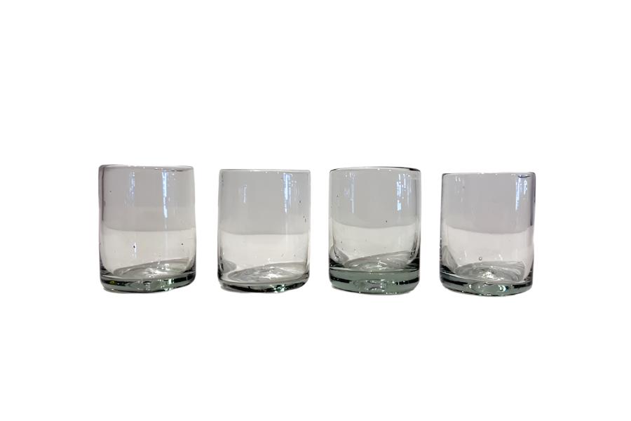 Handblown Shooter Glasses, Set of 4