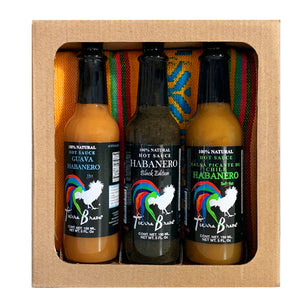 Habanero Hot Sauce Trio & Servilleta