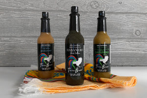 Habanero Hot Sauce Trio & Servilleta