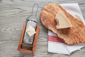 Italian Olivewood Parmesan Cheese Box Grater