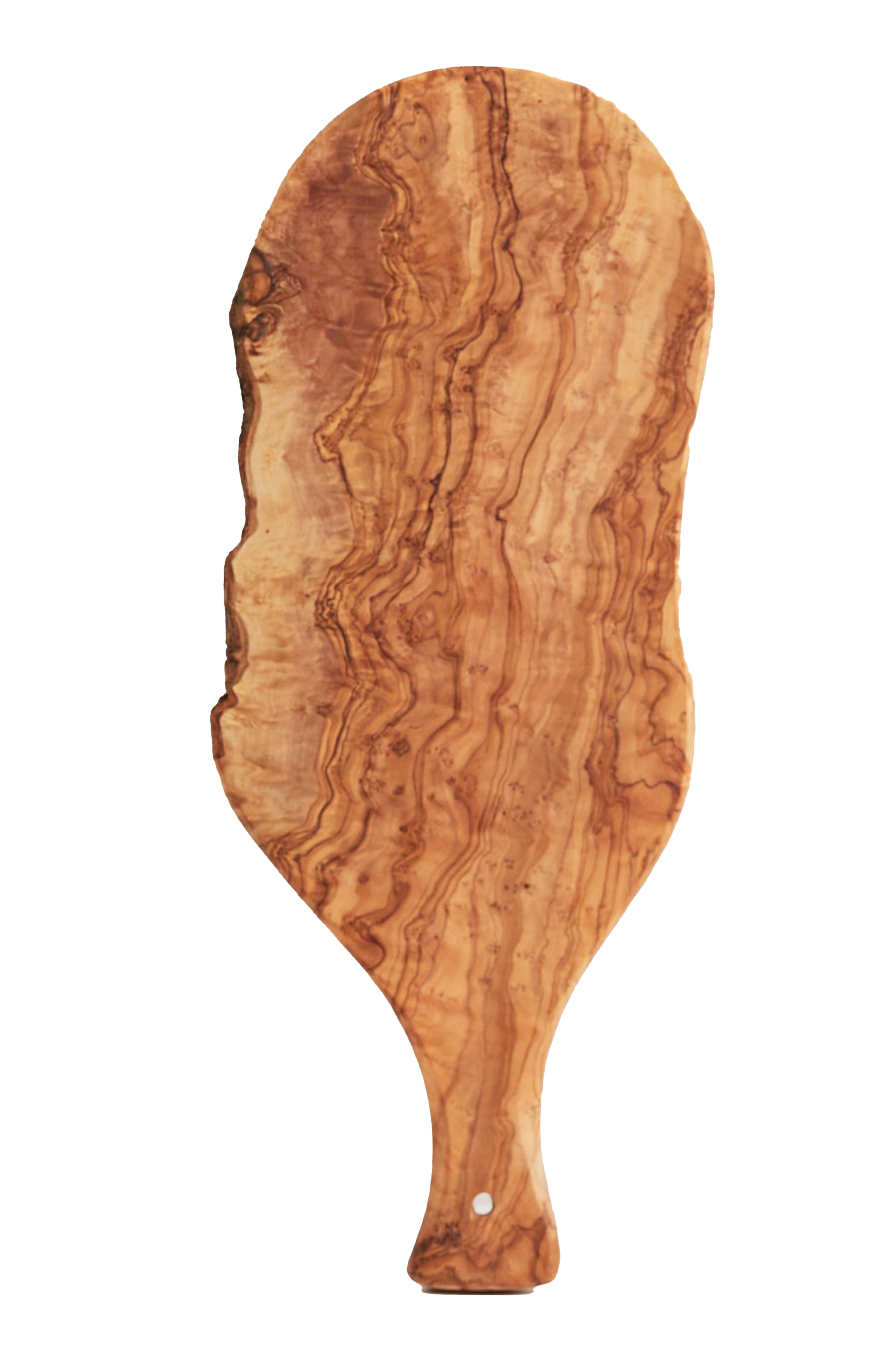 Italian Olivewood Charcuterie Board with Paddle Handle