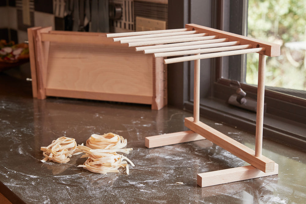 Verve Culture Italian Beechwood Collapsible Pasta Drying Rack | Over ...