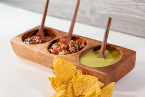 Guamuchil Wood Salsa Dish