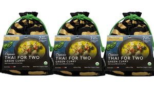 Thai for Two in Organic Green Curry Kit, Set of 3