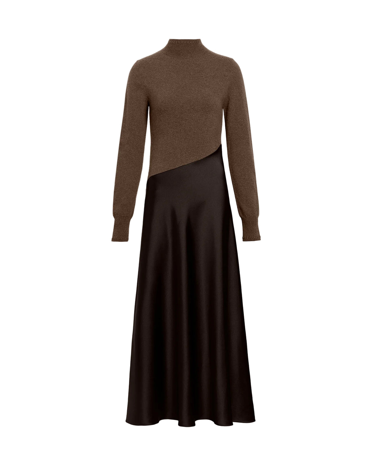 Vera Dress in Dark Fig