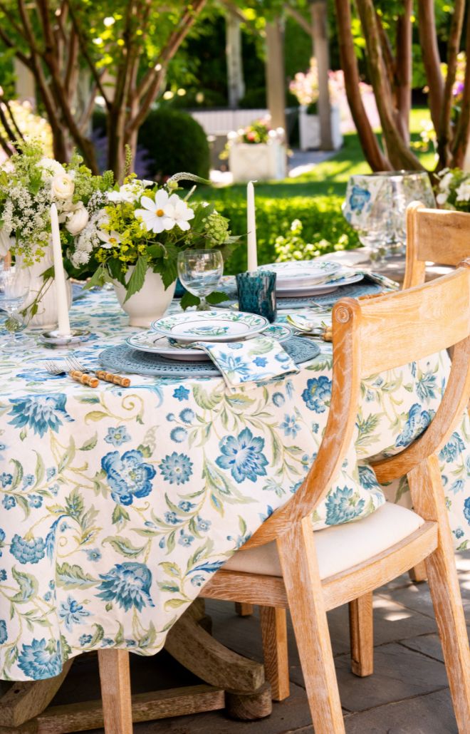 Arcadian Floral Tablecloth, Rectangular