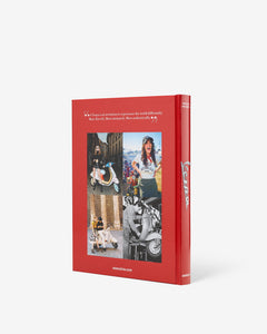Red book with images of people on scooters and text on a white background