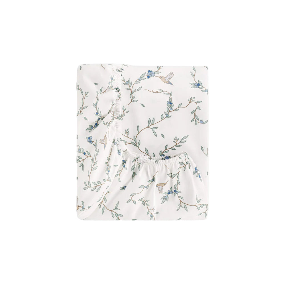 Secret Garden Crib Sheet in Ivory