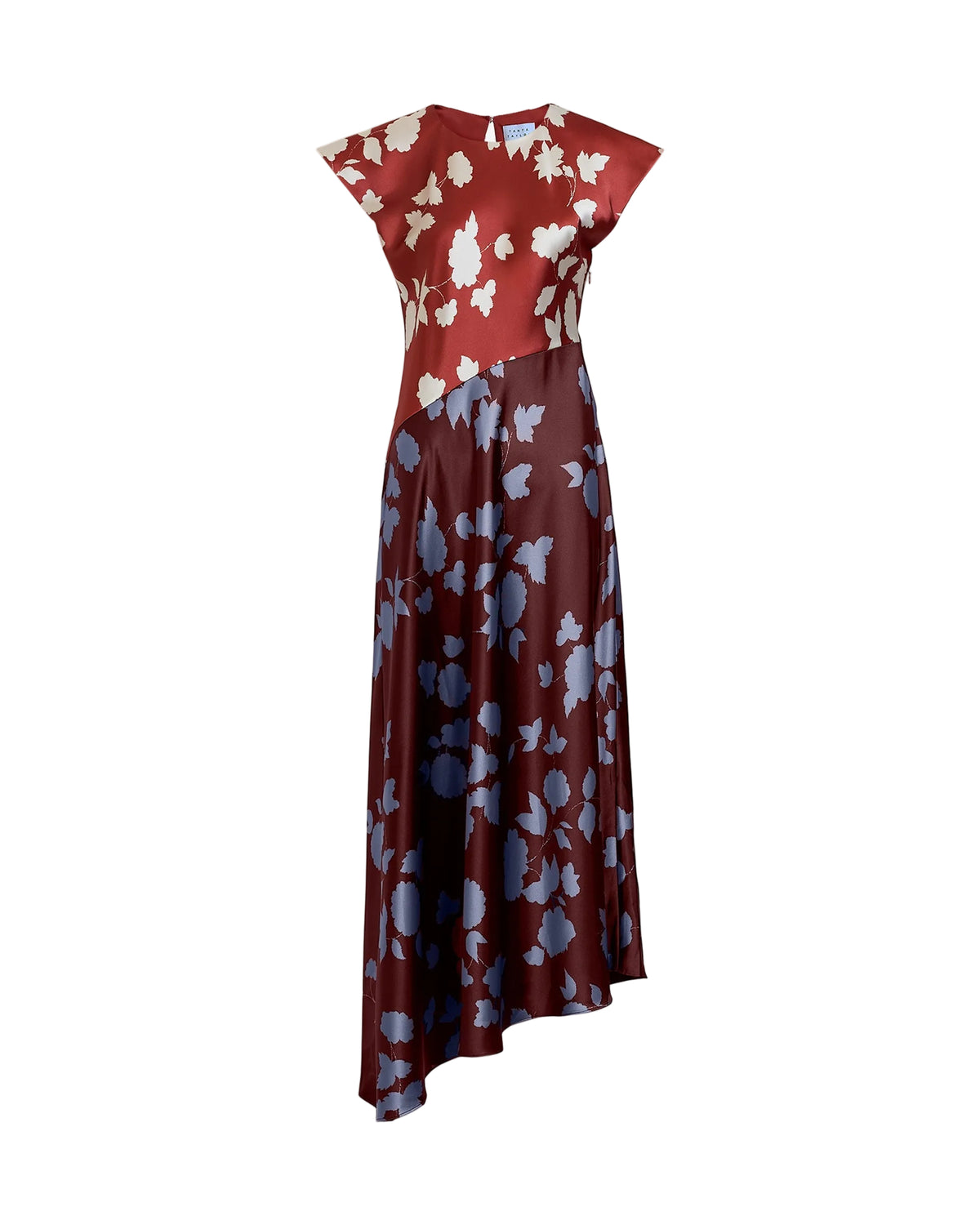 Violeta Dress in Cayenne/Deep Redwood Multi
