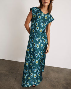 Violeta Dress in Emerald Multi