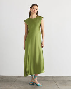 Violeta Dress in Asparagus
