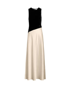 Vivian Gown in Black/Ivory