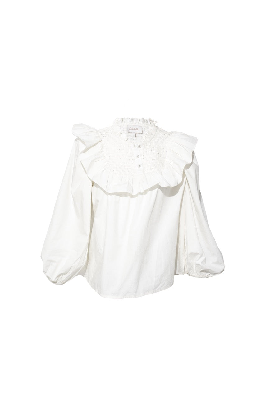 Vivienne Blouse in Ivory