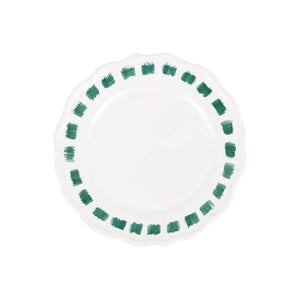 Lisbon Green Stitch Salad Plate