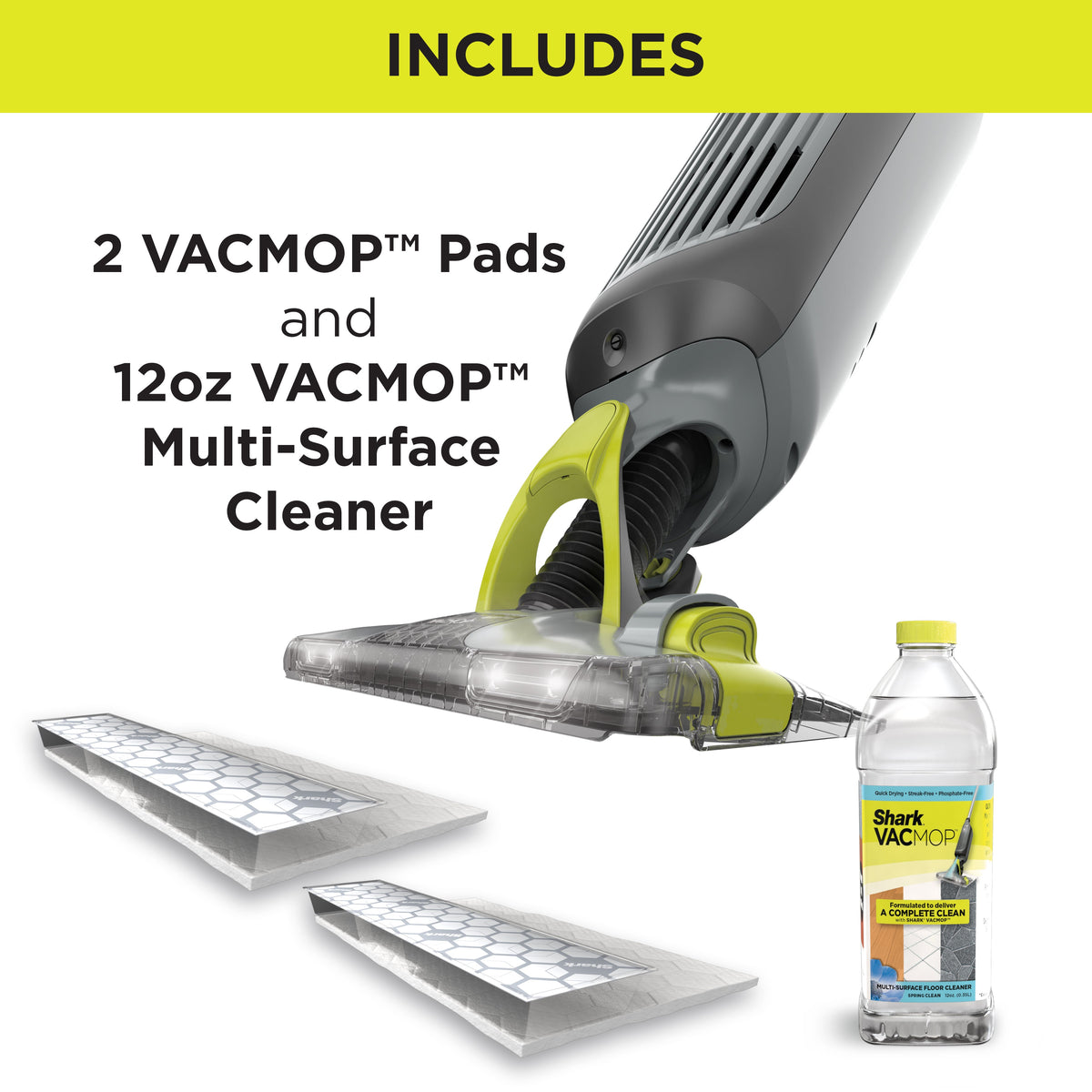 VACMOP Pro Cordless Hard Floor Vacuum Mop