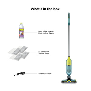 Shark VACMOP Reveal Cordless Hard Floor Vacuum & Spray Mop, Green
