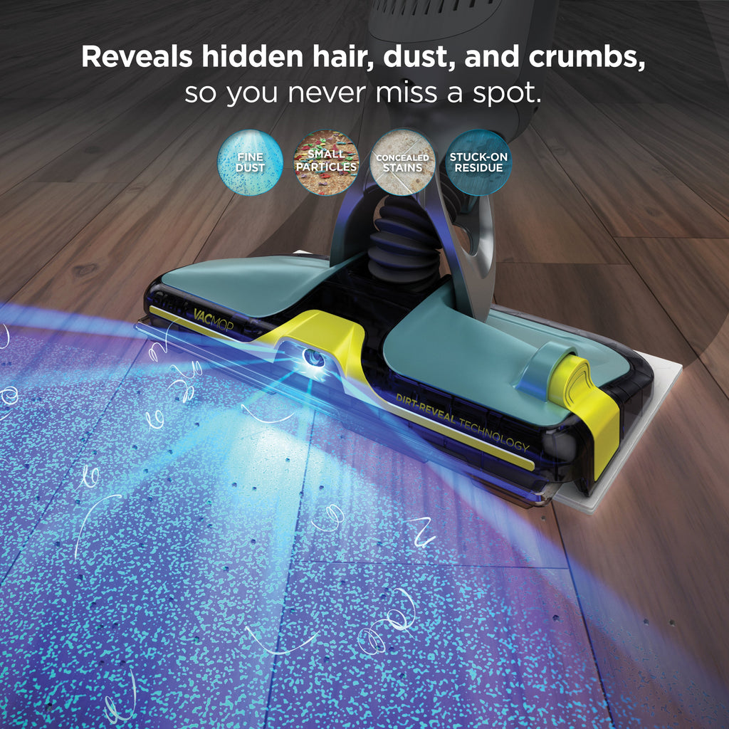 Shark VACMOP Reveal Cordless Hard Floor Vacuum & Spray Mop, Green