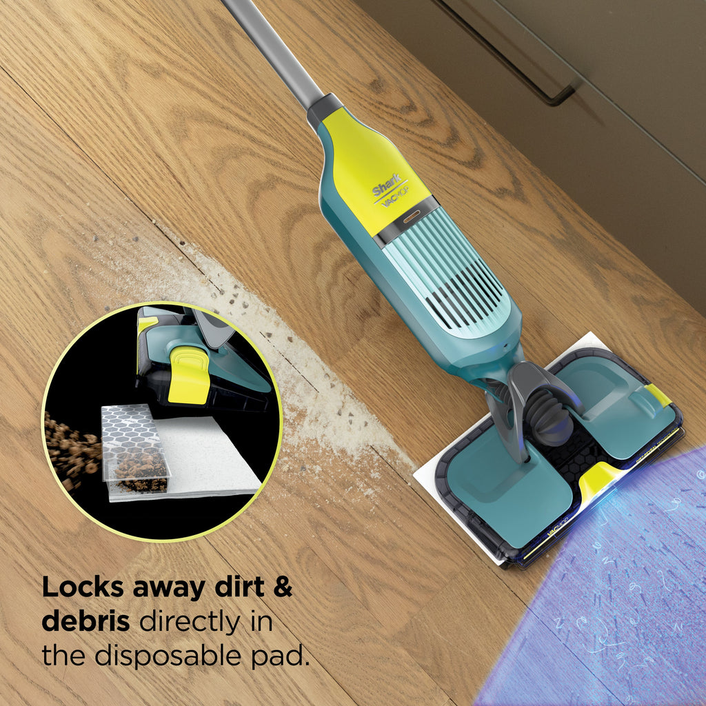 Shark VACMOP Reveal Cordless Hard Floor Vacuum & Spray Mop, Green