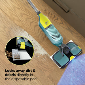 Shark VACMOP Reveal Cordless Hard Floor Vacuum & Spray Mop, Green