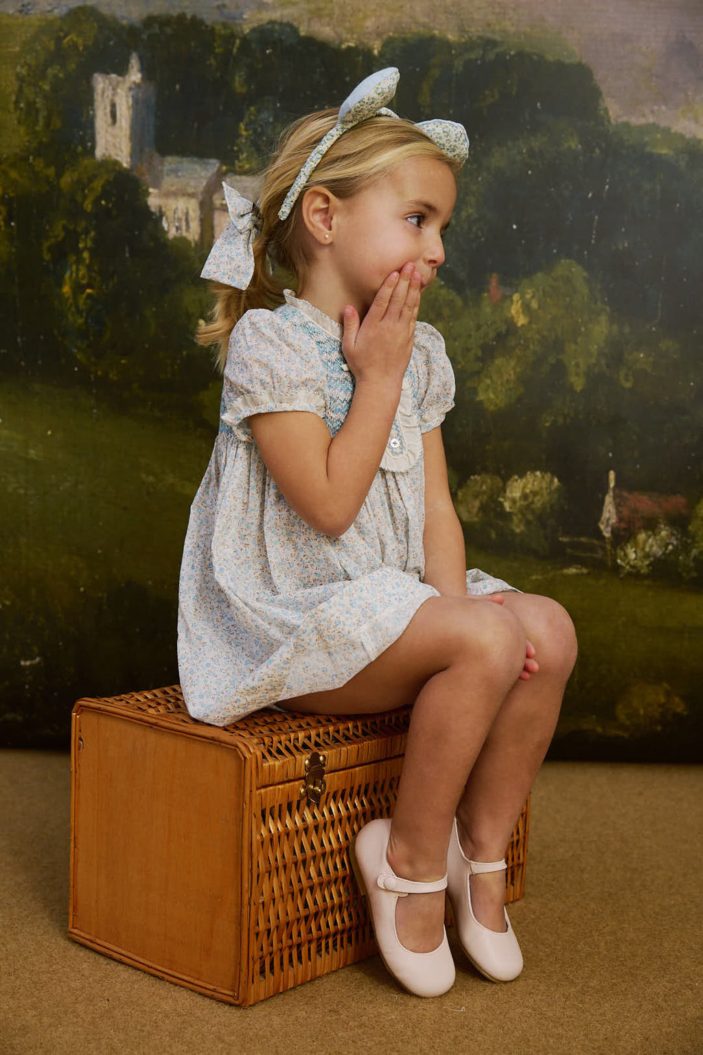 Clotilde Dress in Blue