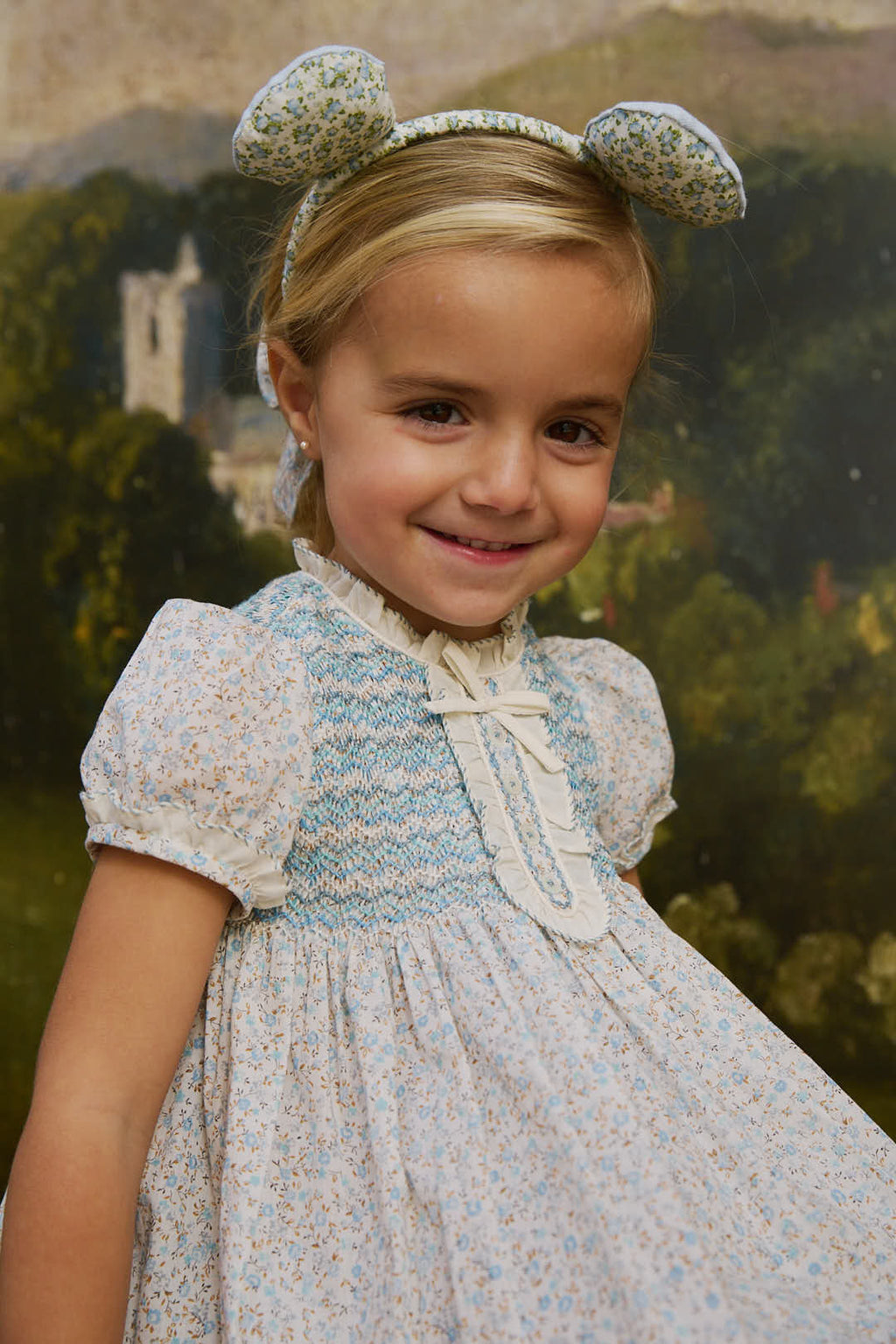 Clotilde Dress in Blue