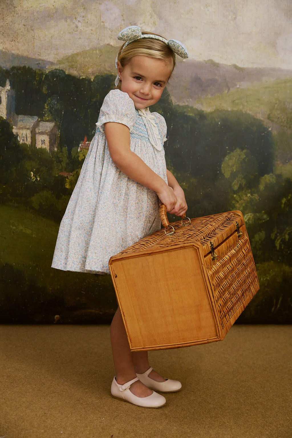 Clotilde Dress in Blue
