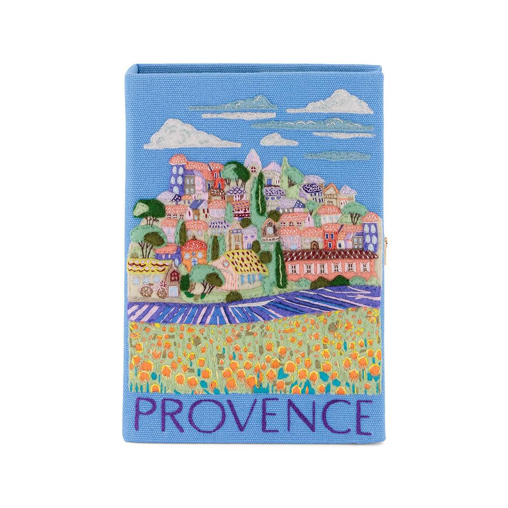 Provence in Blue Book Clutch