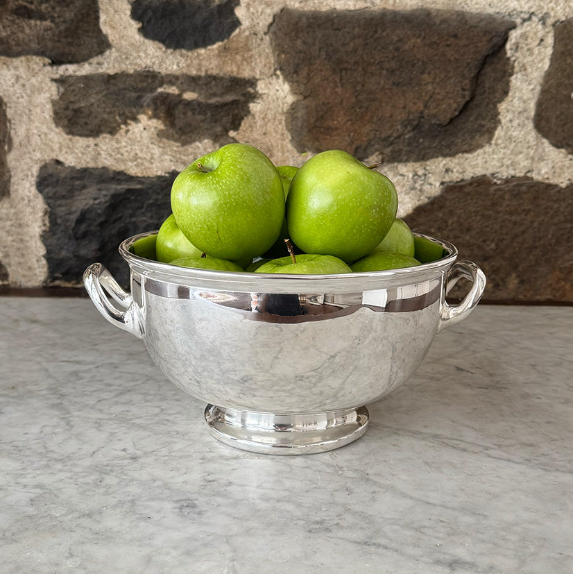 Vintage Pedestal Serve Bowl with Handles