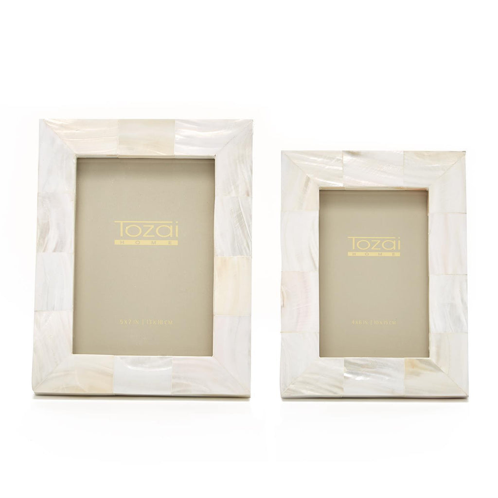MOP Photo Frames, Set of 2
