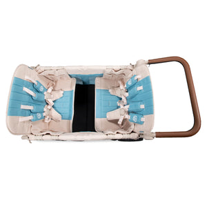 vw4 volkswagen stroller wagon WonderFold VW4 Quad Stroller Wagon in Bondi Blue