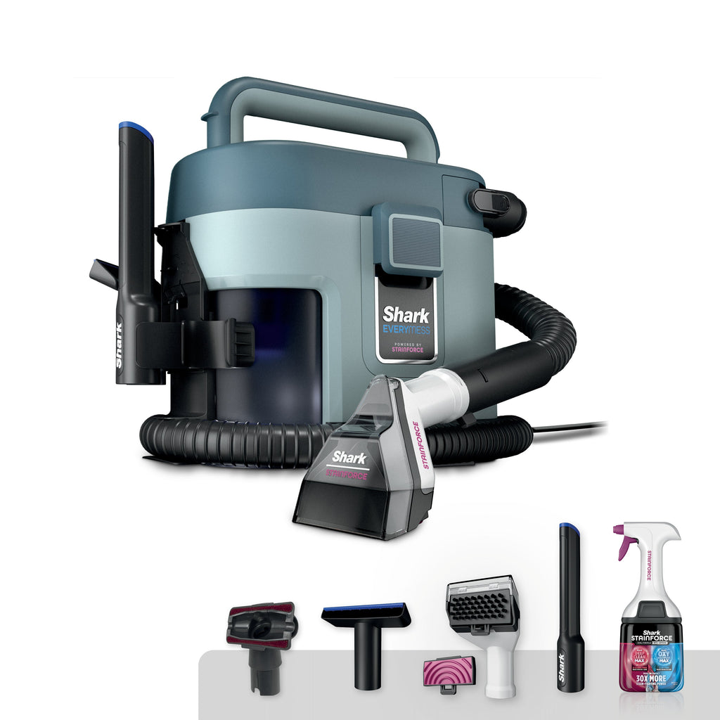 Shark EveryMess Corded Portable Vacuum and Stain Remover, Light Blue