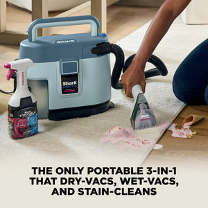 Shark EveryMess Corded Portable Vacuum and Stain Remover, Light Blue