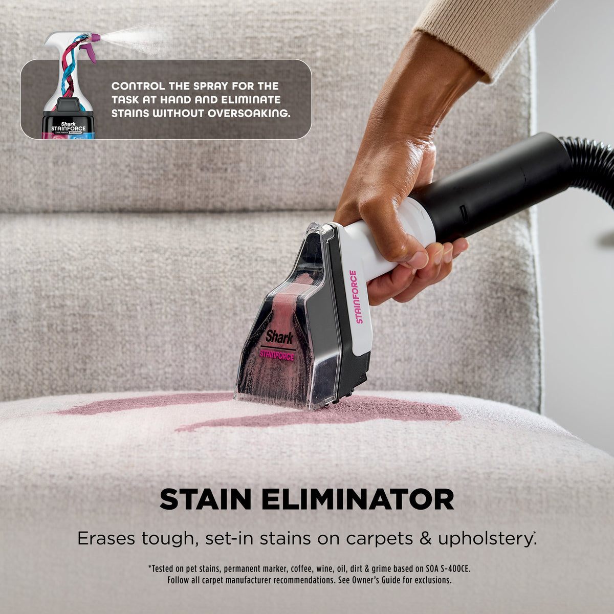 Shark EveryMess Corded Portable Vacuum and Stain Remover, Light Blue