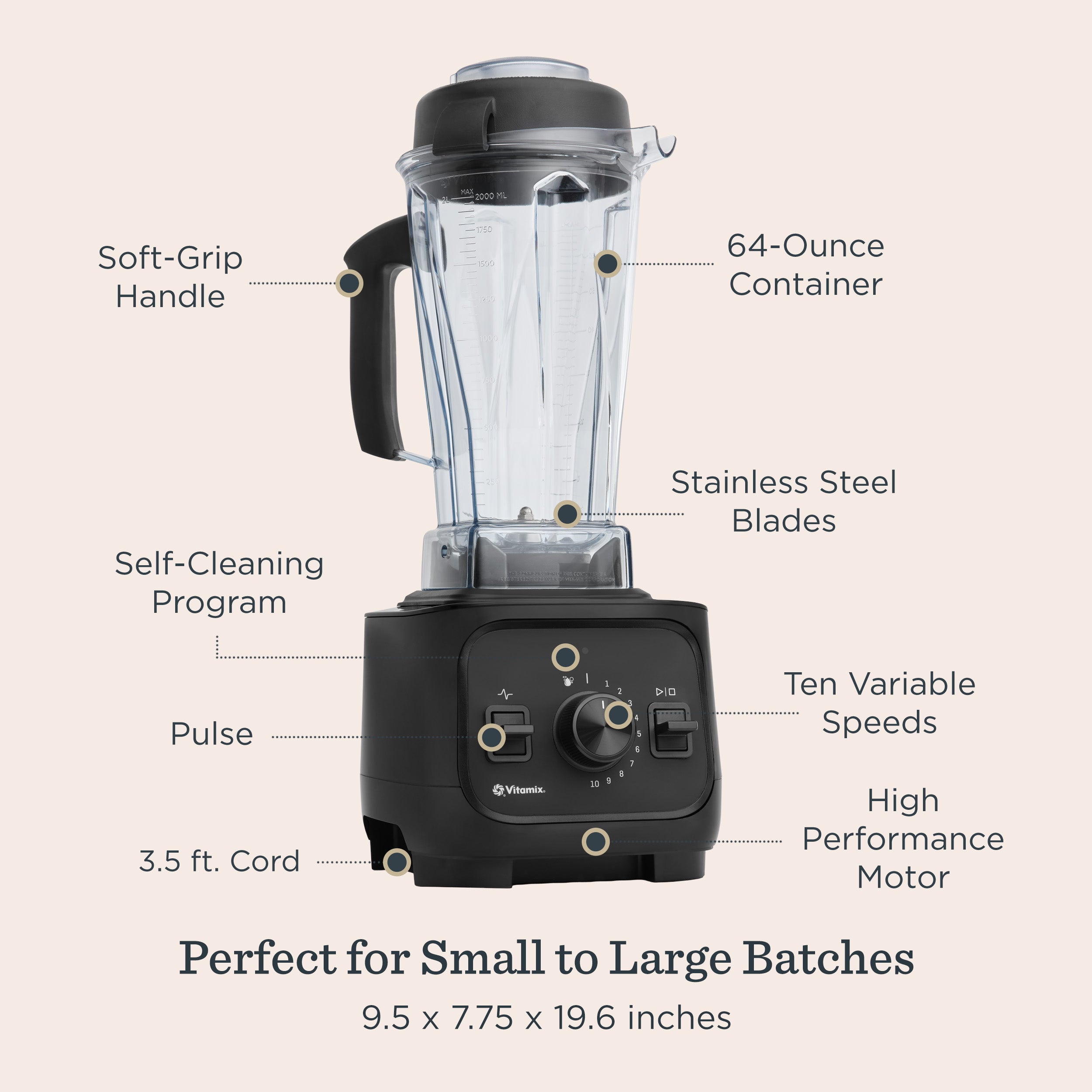 Vitamix VX1 Blender in Black | Over The Moon