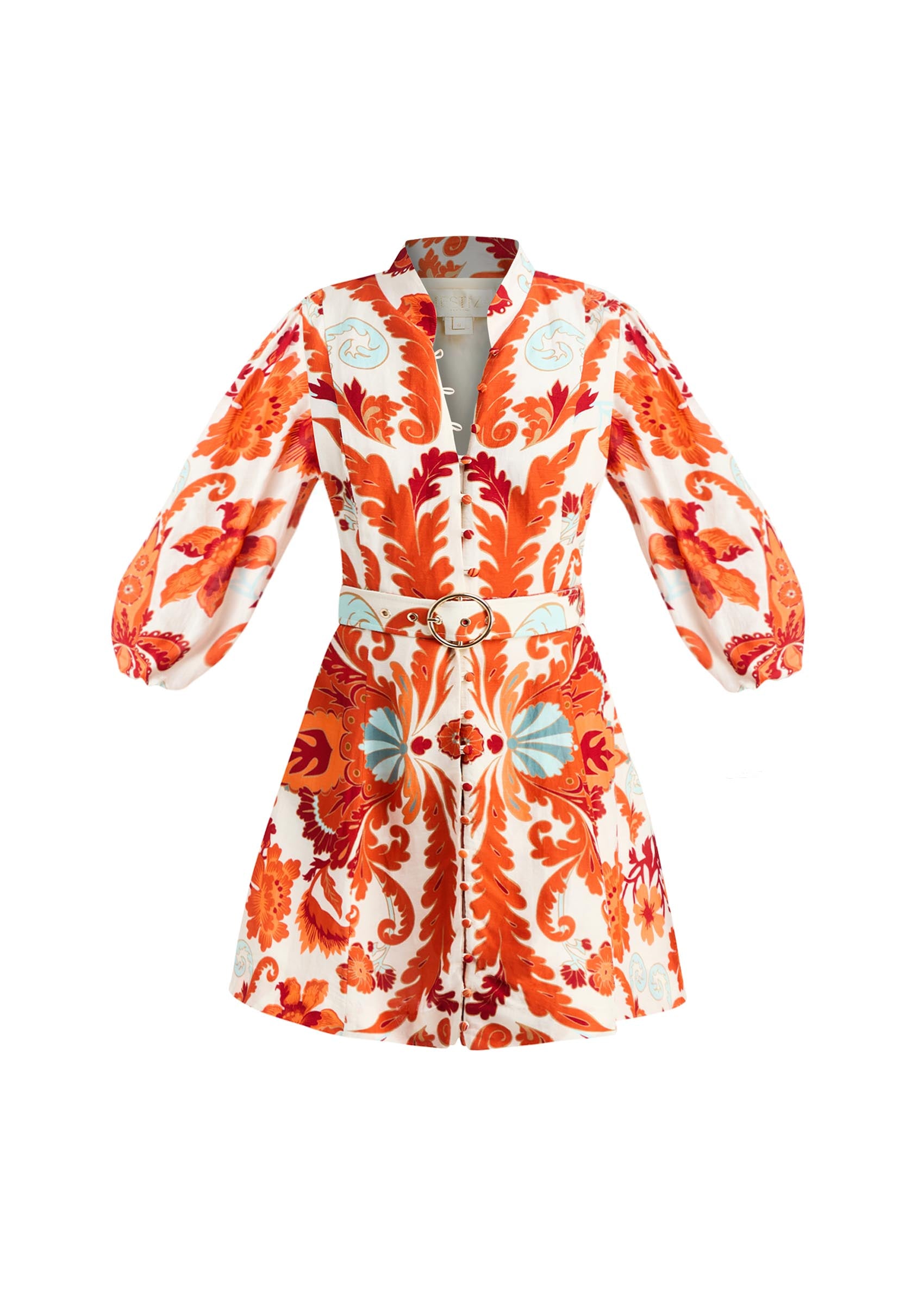 Valencia Mini Dress in Rossa Waltz