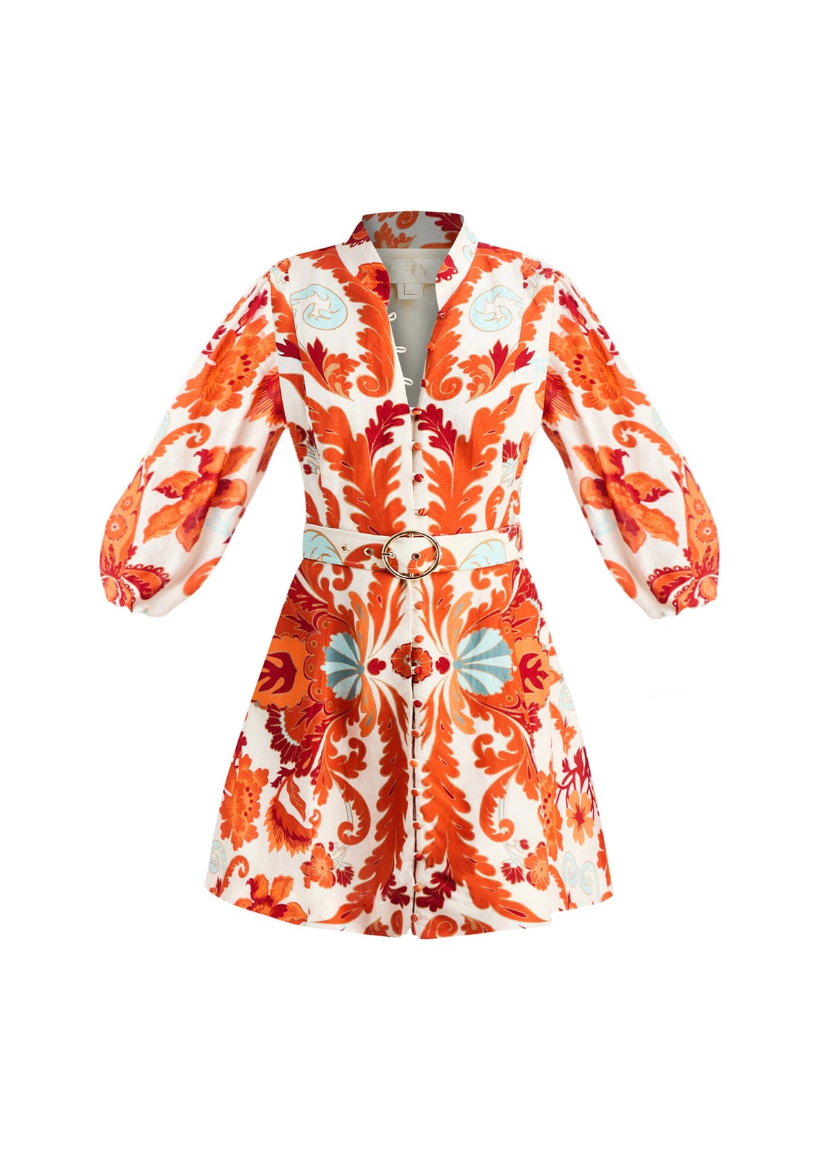 Valencia Mini Dress in Rossa Waltz