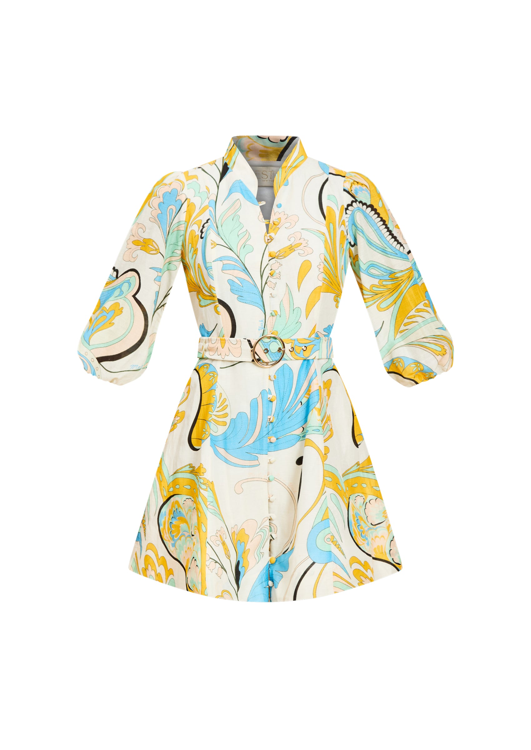 Valencia Mini Dress in Marble Rhapsody