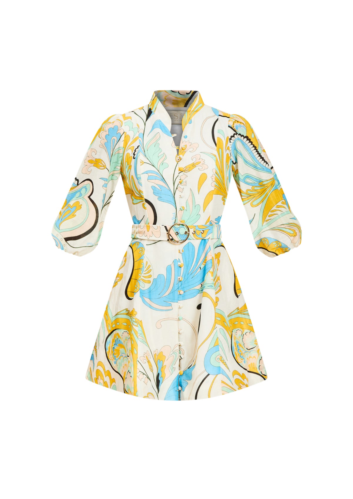 Valencia Mini Dress in Marble Rhapsody