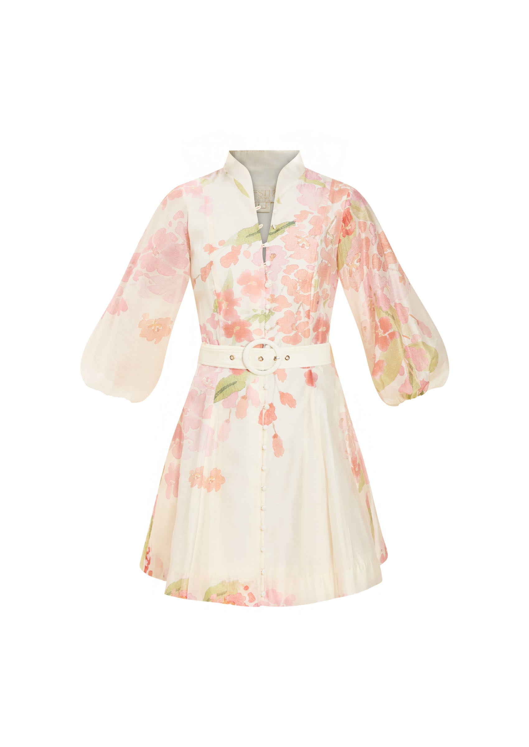 Valencia Mini Dress in Blushing Petals