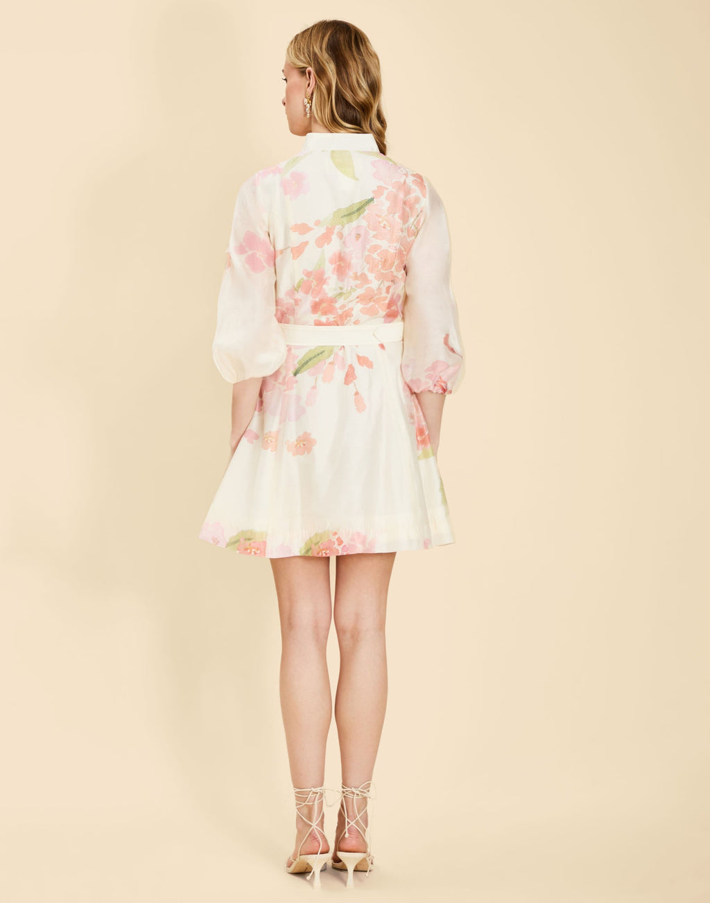 Valencia Mini Dress in Blushing Petals